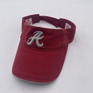 Alabama Crimson Tide Sun Visor Hat Red One Size Fits Most Adjustable Red